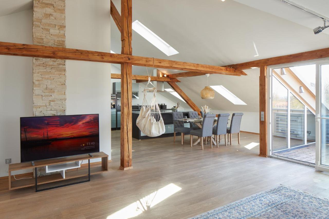 Apartament ⸨⸩ Sunset Penthouse: Messe - Siemens - Db - Man ⸨⸩ Norymberga Zewnętrze zdjęcie