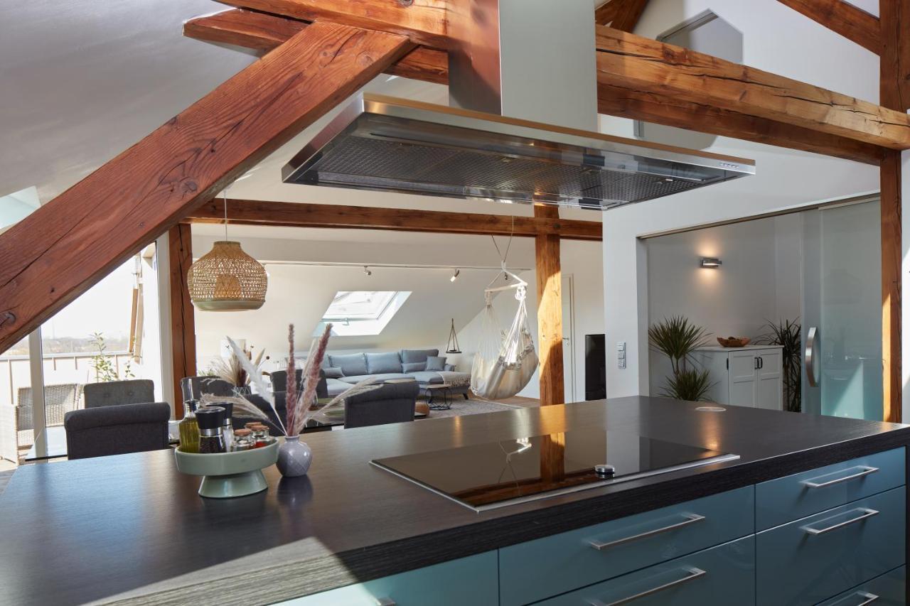 Apartament ⸨⸩ Sunset Penthouse: Messe - Siemens - Db - Man ⸨⸩ Norymberga Zewnętrze zdjęcie